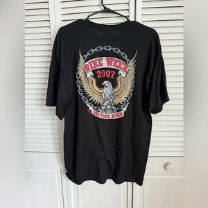 Black 2007 Daytona Beach Bike Week T-shirt